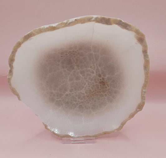 Mini Onyx Dish – Small Raw Edge Polished Stone Bowl 5"