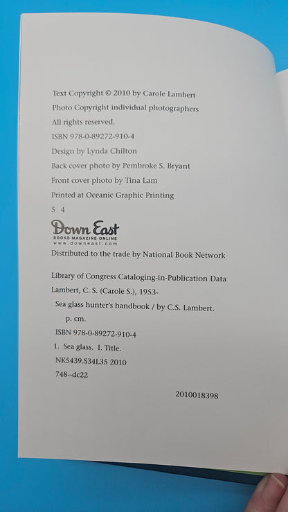 Sea Glass Hunter’s Handbook – C.S. Lambert (2010, Hardcover)
