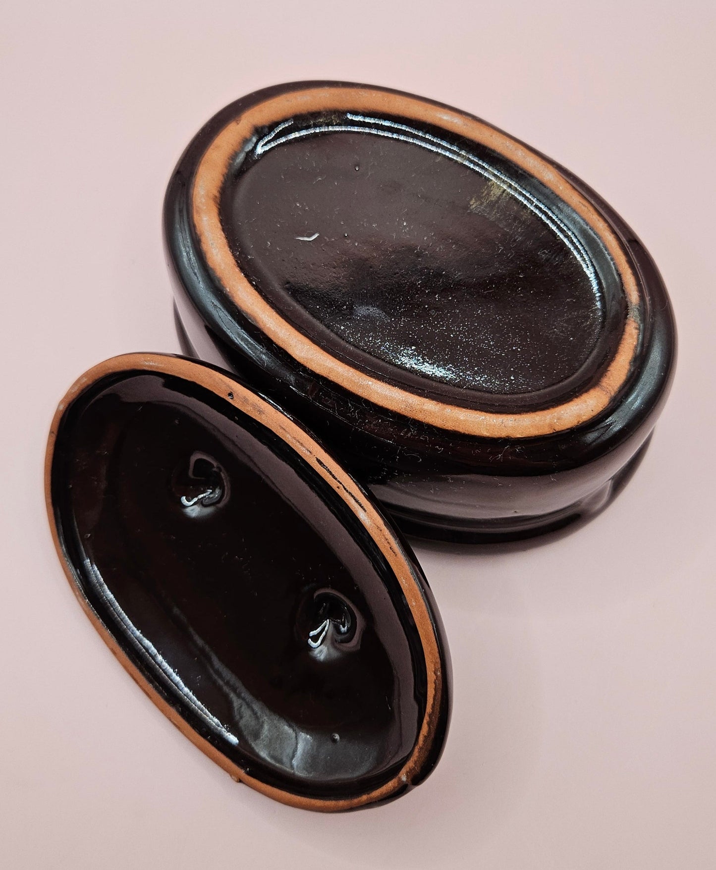 Vintage 1970s Taiwan Brown Pottery Stoneware – Individual Kitchen Pieces