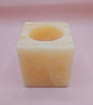 Natural Onyx Square Candle Holder – 2.4x2.4"