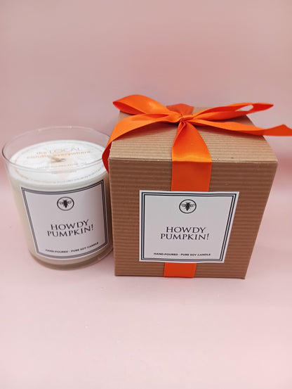 Howdy Pumpkin! Soy Candle- Seasonal Scents