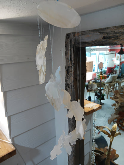 Onyx Elephant Windchime