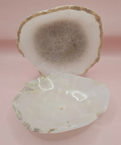 Mini Onyx Dish – Small Raw Edge Polished Stone Bowl 5"