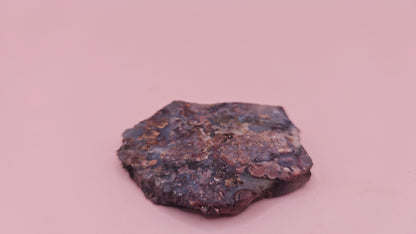 Moss Agate Slab – Fiery Earthscape in a Mini Slice-16 grams