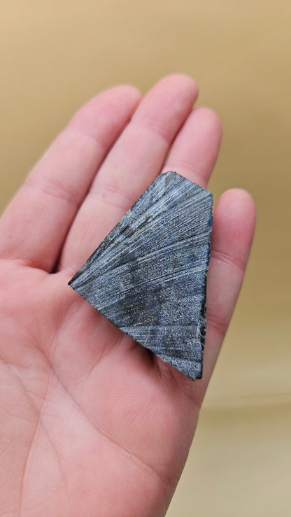 Rare Spectrolite Slab from Finland – 28g Iridescent Feldspar Gemstone for Display or Lapidary Use