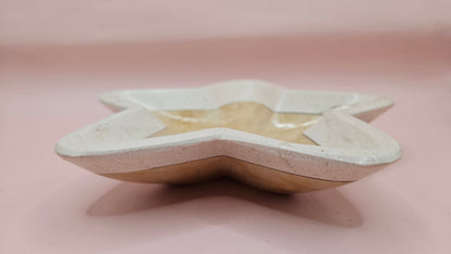 Onyx Star Dish – Polished Natural Stone Bowl 6.25"
