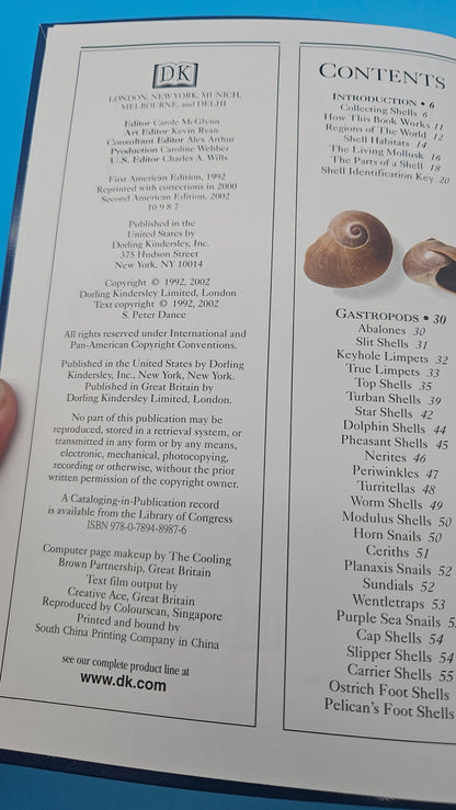 Smithsonian Handbooks: Shells – S. Peter Dance (2002, Softcover, DK Publishing)