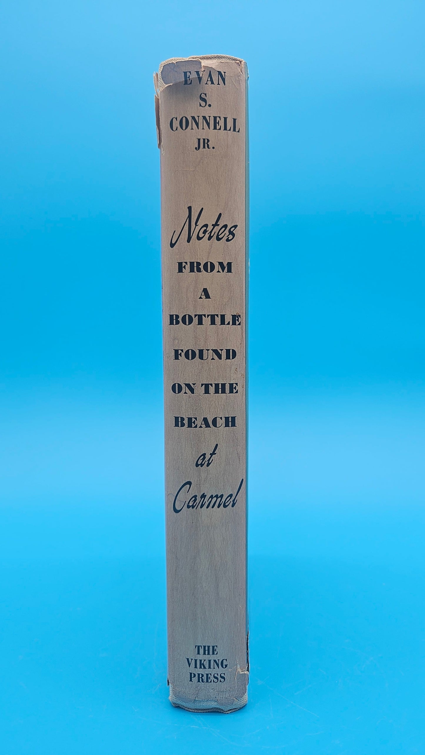 Notes from a Bottle Found on the Beach at Carmel – 1963 First Edition Hardcover