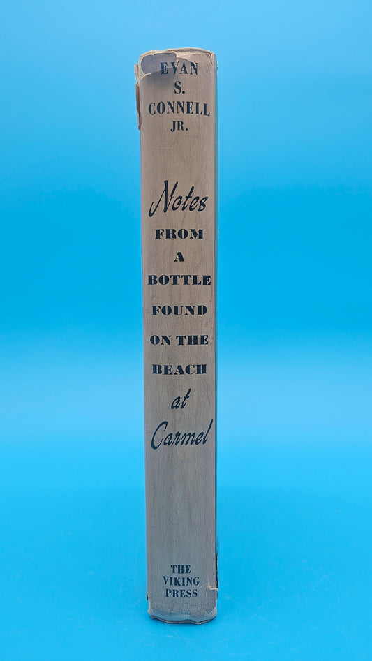 Notes from a Bottle Found on the Beach at Carmel – 1963 First Edition Hardcover