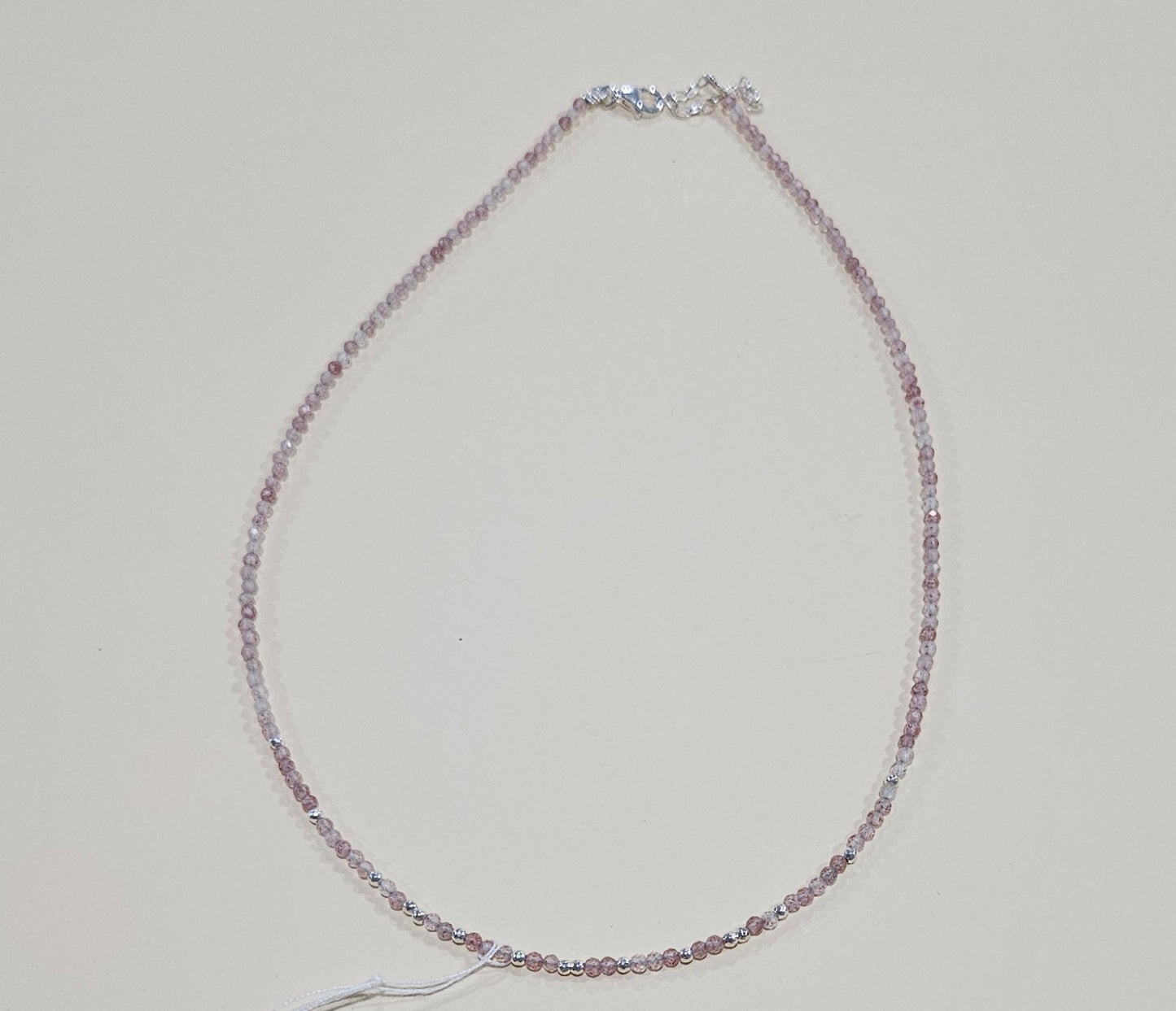 Natural Gemstone Necklace – 9 Colors, 6.7" Diameter – Customizable with a Pendant