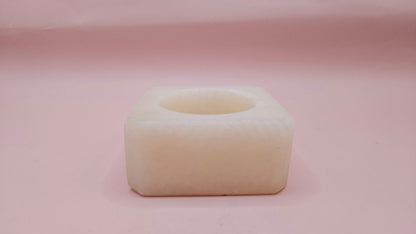 Ivory Onyx Tealight Holder – 2.4x1.1"