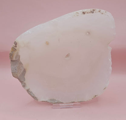 Mini Onyx Dish – Small Raw Edge Polished Stone Bowl 5"