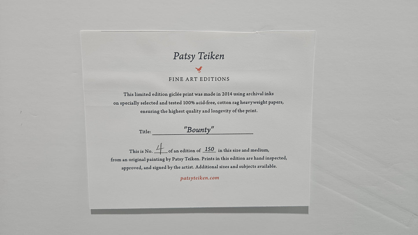 “The Locals” by Patsy Teiken – Signed Limited Edition Pelican Giclée Print (#4/150)