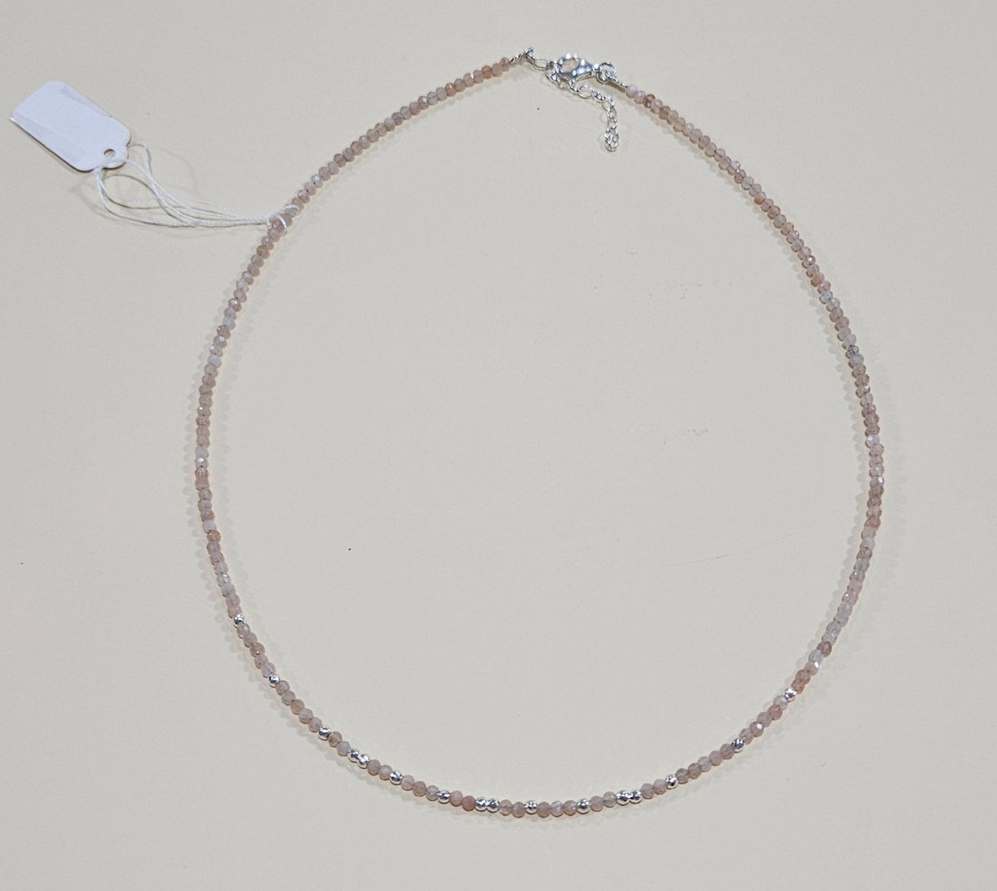 Natural Gemstone Necklace – 9 Colors, 6.7" Diameter – Customizable with a Pendant