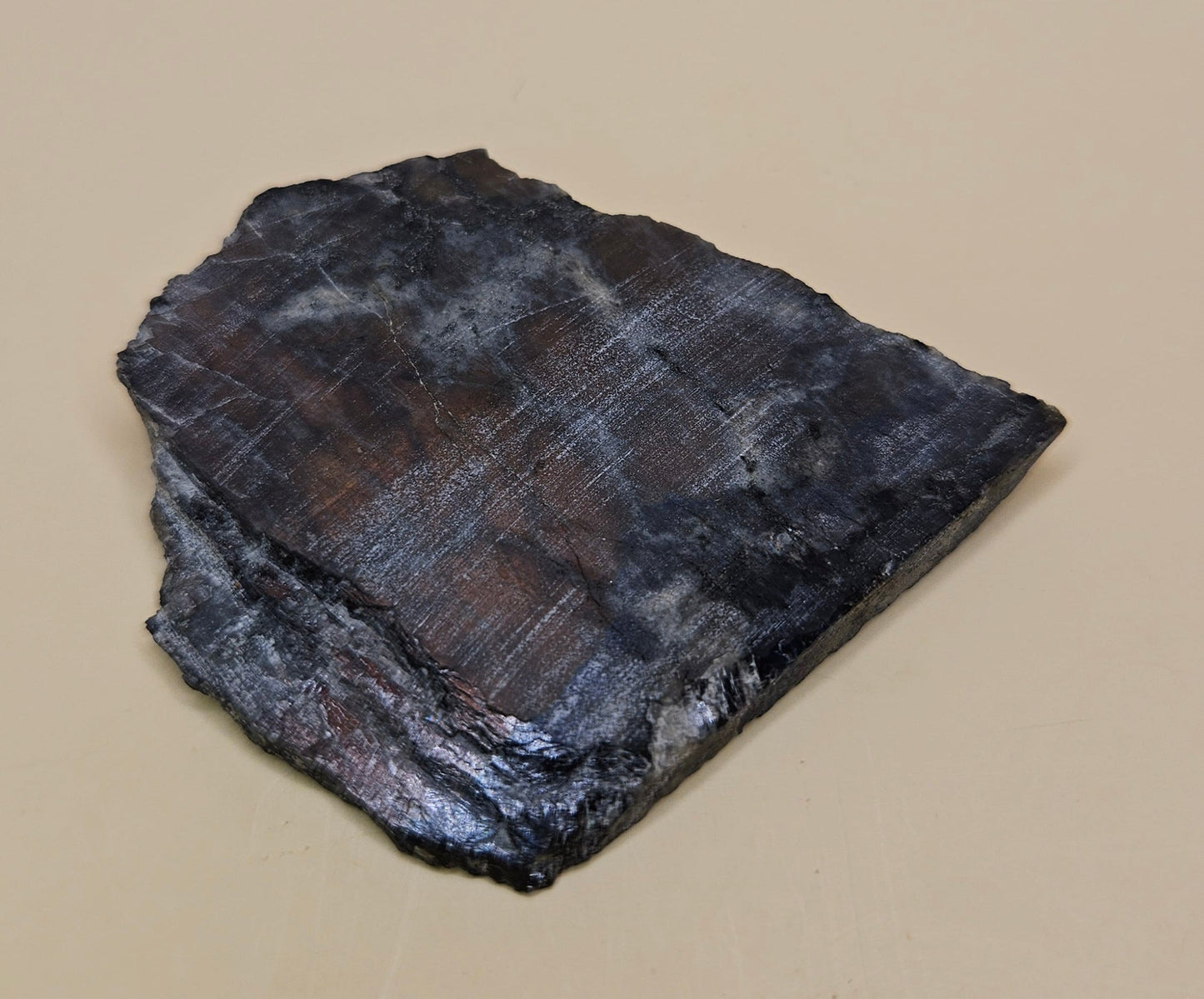 Red Spectrolite Slab from Finland – Rare Flashing Labradorite – 36g Collector’s Piece