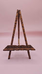 Vintage Wooden Easel – Handcrafted Rustic Display Stand