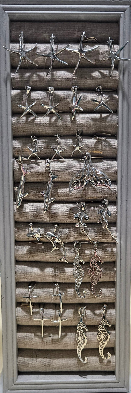 925 Sterling Silver Pendant/Charms- 9 Ocean-Inspired Styles