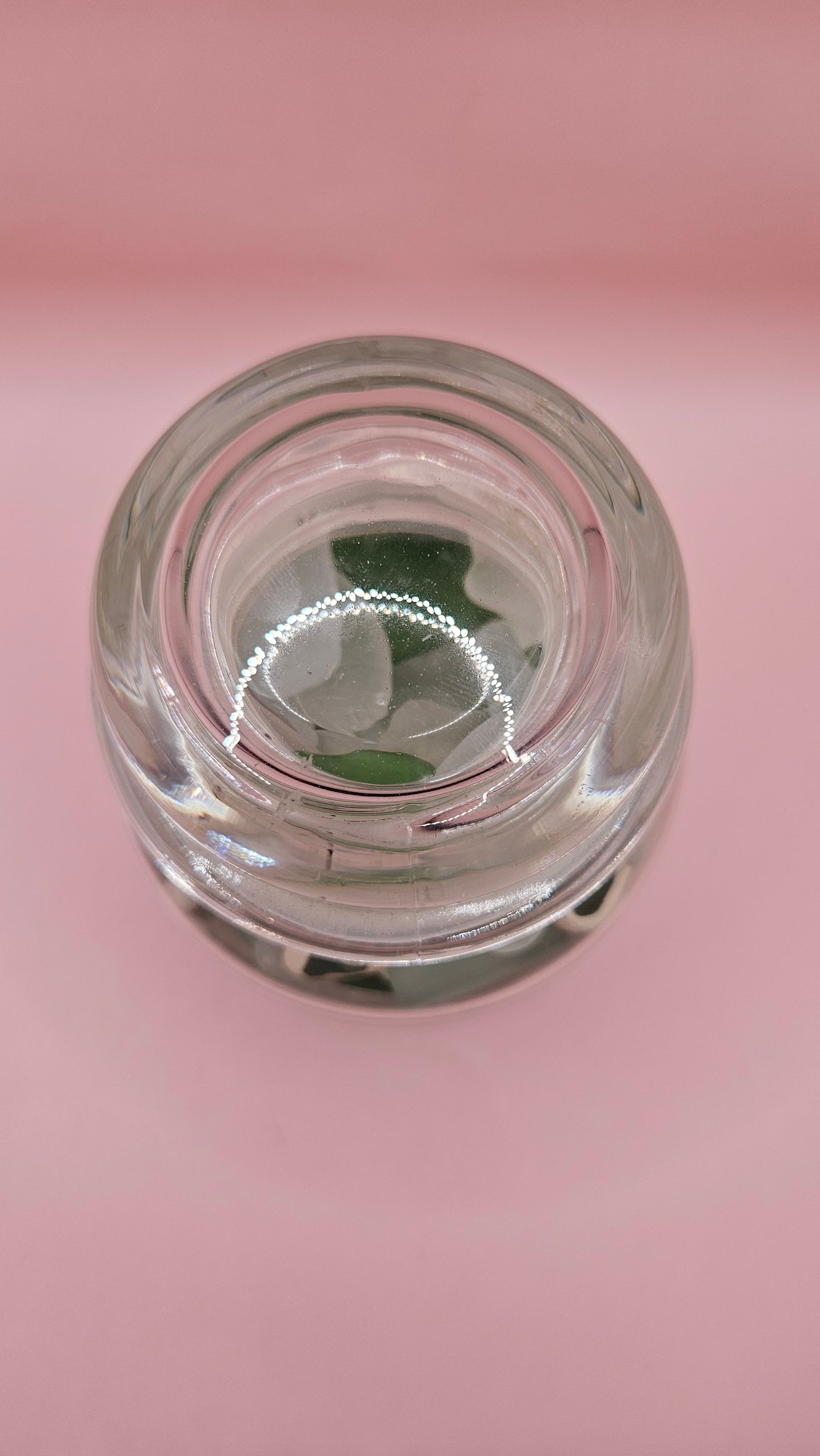 Glass Apothecary Jar with Mixed Seaglass and Pottery Shards – Coastal Decor Accent (5.7x3.9)