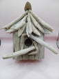 Handcrafted Driftwood Birdhouses – Single & Double Variants – Coastal Rustic Decor