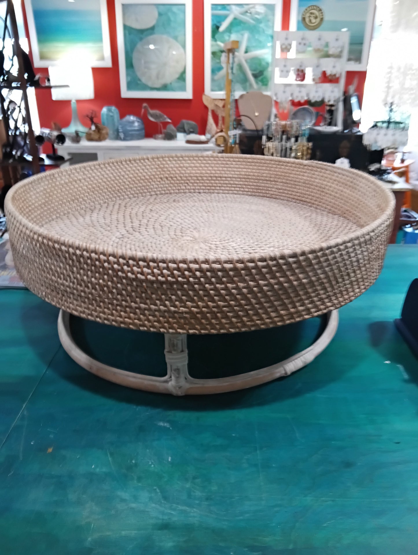 Decorative Woven Rattan Tray -2 sizes