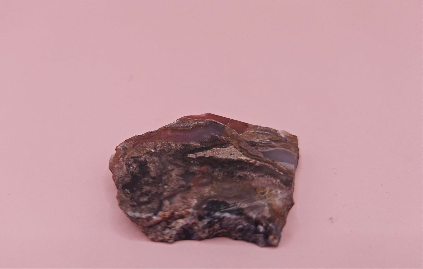 Moss Agate Slab – Miniature Swirls of Earth and Sky-11 grams