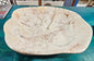Extra-Large Hand-Carved Onyx Bowl – Natural Stone Centerpiece – 17.25"