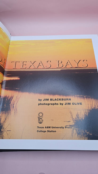 The Book of Texas Bays by Jim Blackburn - Texas A&M University Press - Vintage Coastal Ecology Book