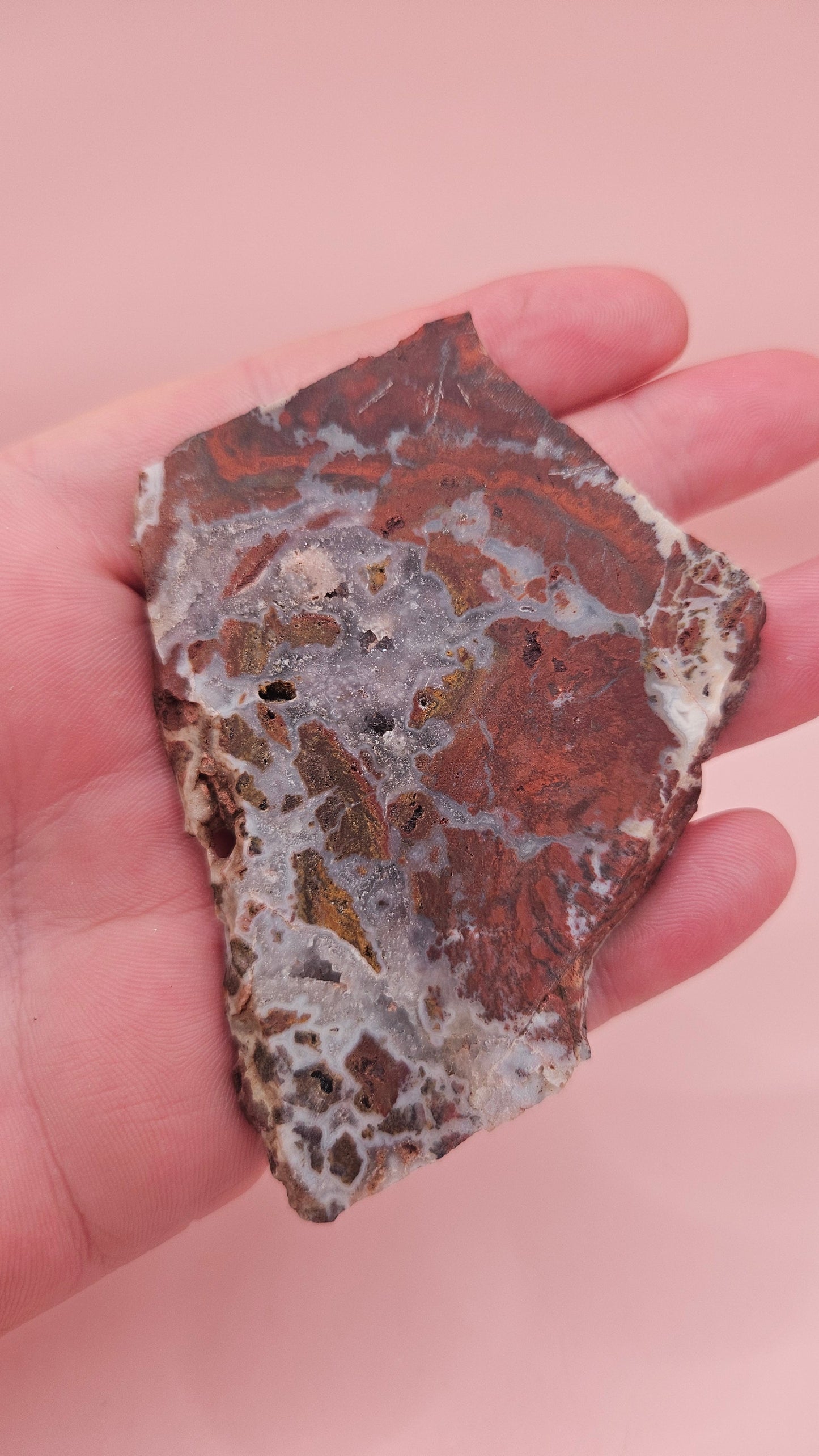 Rhyolite Slab –49 grams- Natural Beauty from Hatch, New Mexico