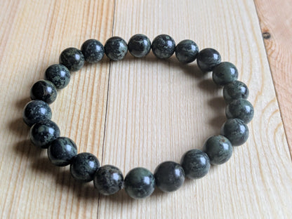 Kambaba Jasper Beaded Stretch Bracelets
