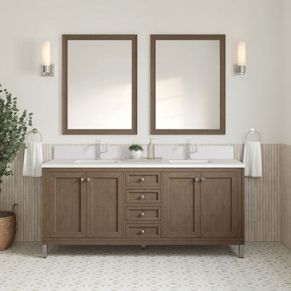 Chicago 72" Double Vanity Cabinet