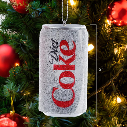 3" Frosty Diet Coke Can Ornament