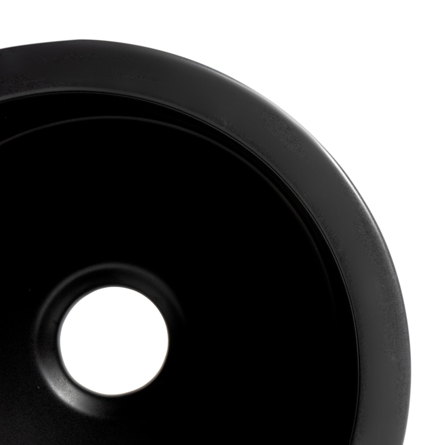 ALFI brand ABF1818R Round 18" x 18" Undermount / Drop In Fireclay Prep Sink
