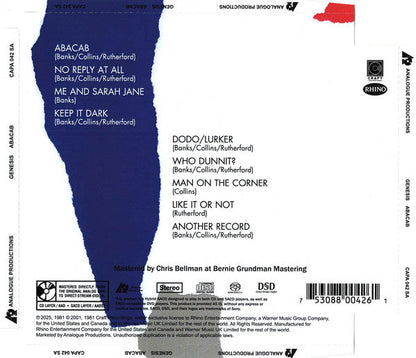 Abacab (SACD) | Mint (M) Mint (M)