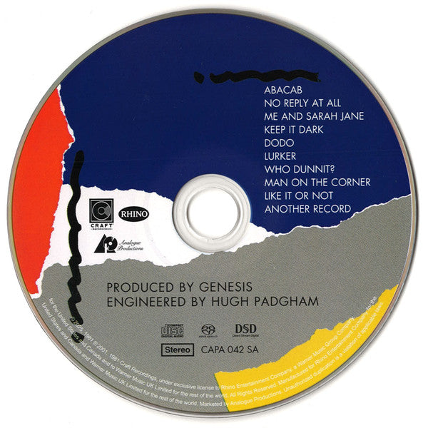 Abacab (SACD) | Mint (M) Mint (M)