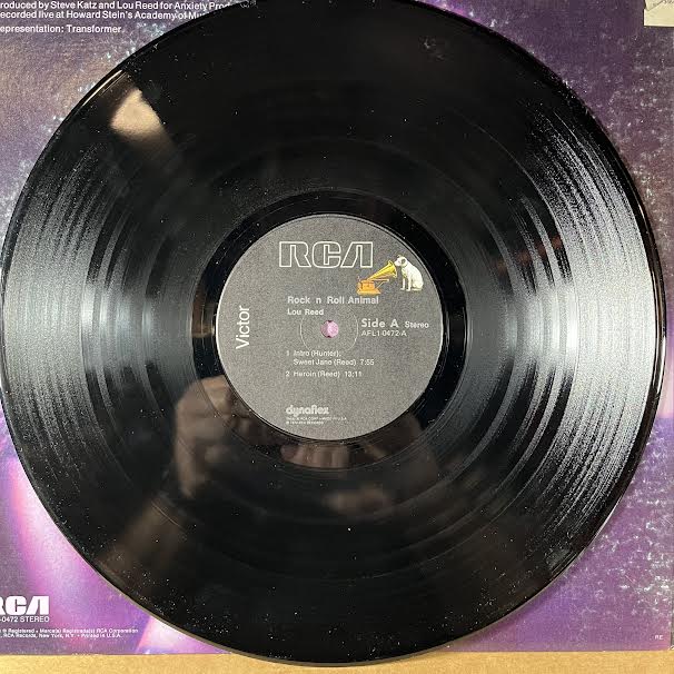 Rock N Roll Animal (VINYL) | Excellent+ (EX+) Very Good Plus (VG+)