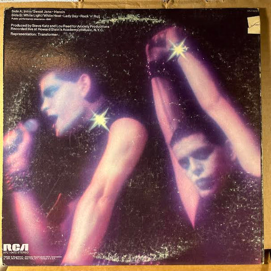 Rock N Roll Animal (VINYL) | Excellent+ (EX+) Very Good Plus (VG+)