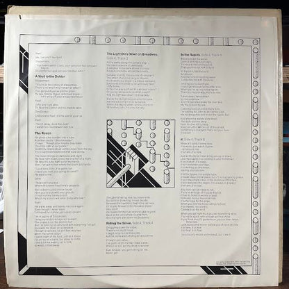 The Lamb Lies Down On Broadway (2xVINYL) | Excellent (EX) Very Good (VG)