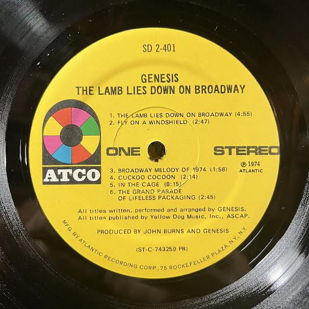 The Lamb Lies Down On Broadway (2xVINYL) | Excellent (EX) Very Good (VG)