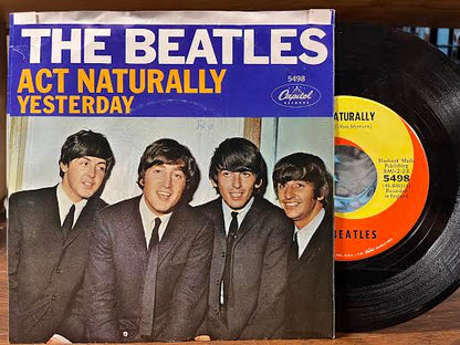 Yesterday / Act Naturally (7" VINYL) | Excellent (EX) Excellent+ (EX+)