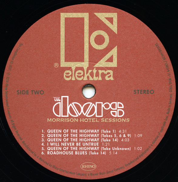 Morrison Hotel Sessions (RSD VINYL) | Excellent (EX) Mint (M)