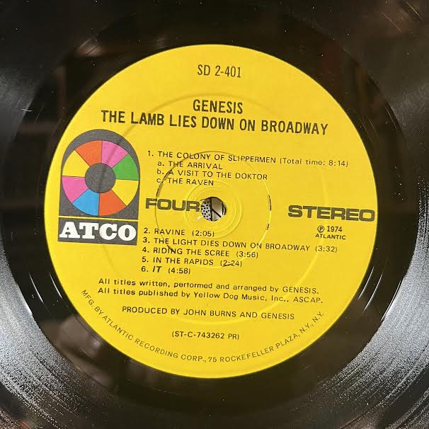 The Lamb Lies Down On Broadway (2xVINYL) | Excellent (EX) Very Good (VG)