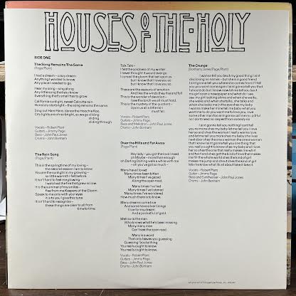 Houses Of The Holy (VINYL) | Near Mint (NM or M-) Excellent (EX)