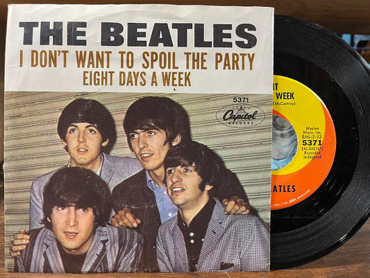 Eight Days A Week / I Don't Want To Spoil The Party (7" VINYL) | Very Good (VG) Near Mint (NM or M-)