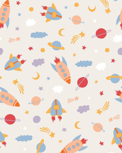 Rocketship Bamboo Kids Pajamas