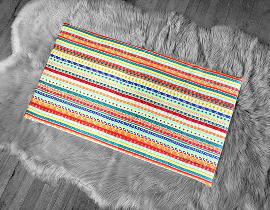 SALE IKEA Bankkamrat, Hemmahos, Stuva Bench Pad Cover  Colorful Fiesta Stripe