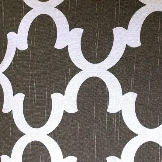 Brown Hidden Zipper Rocking Chair Cushion