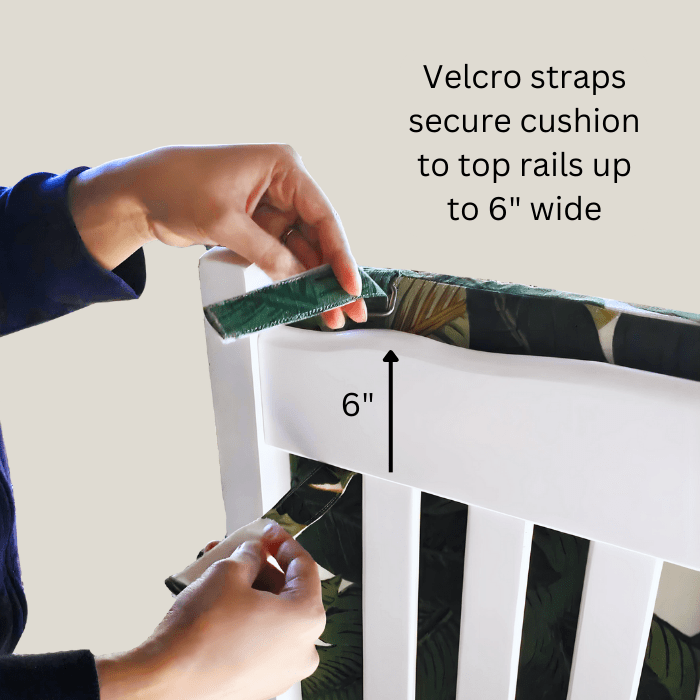 Navy Blue Ikat Indian Print Rocking Chair Pad