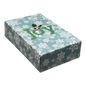 Giftware Gift Box - set of 2 - Snowflakes on Sage
