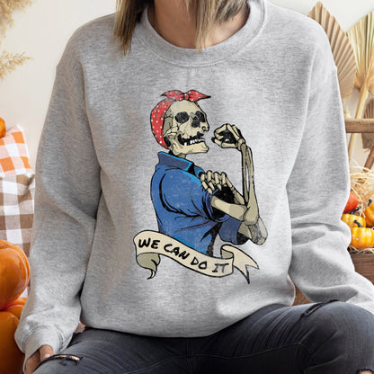 We Can Do It Vintage Halloween Sweatshirt