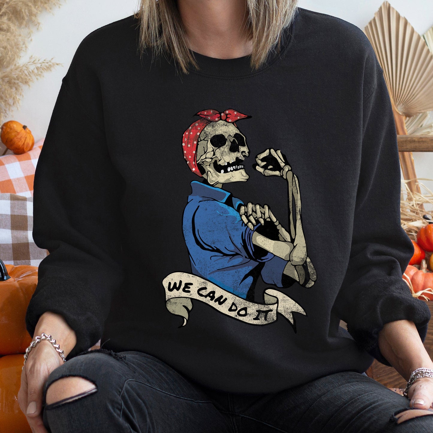 We Can Do It Vintage Halloween Sweatshirt